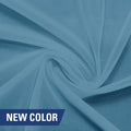 A swirled piece of nylon spandex power mesh in the color bouquet.