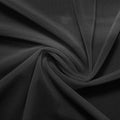 A swirled piece of nylon spandex power mesh in the color charcoal.