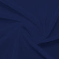 A swirled piece of nylon spandex power mesh in the color denim.