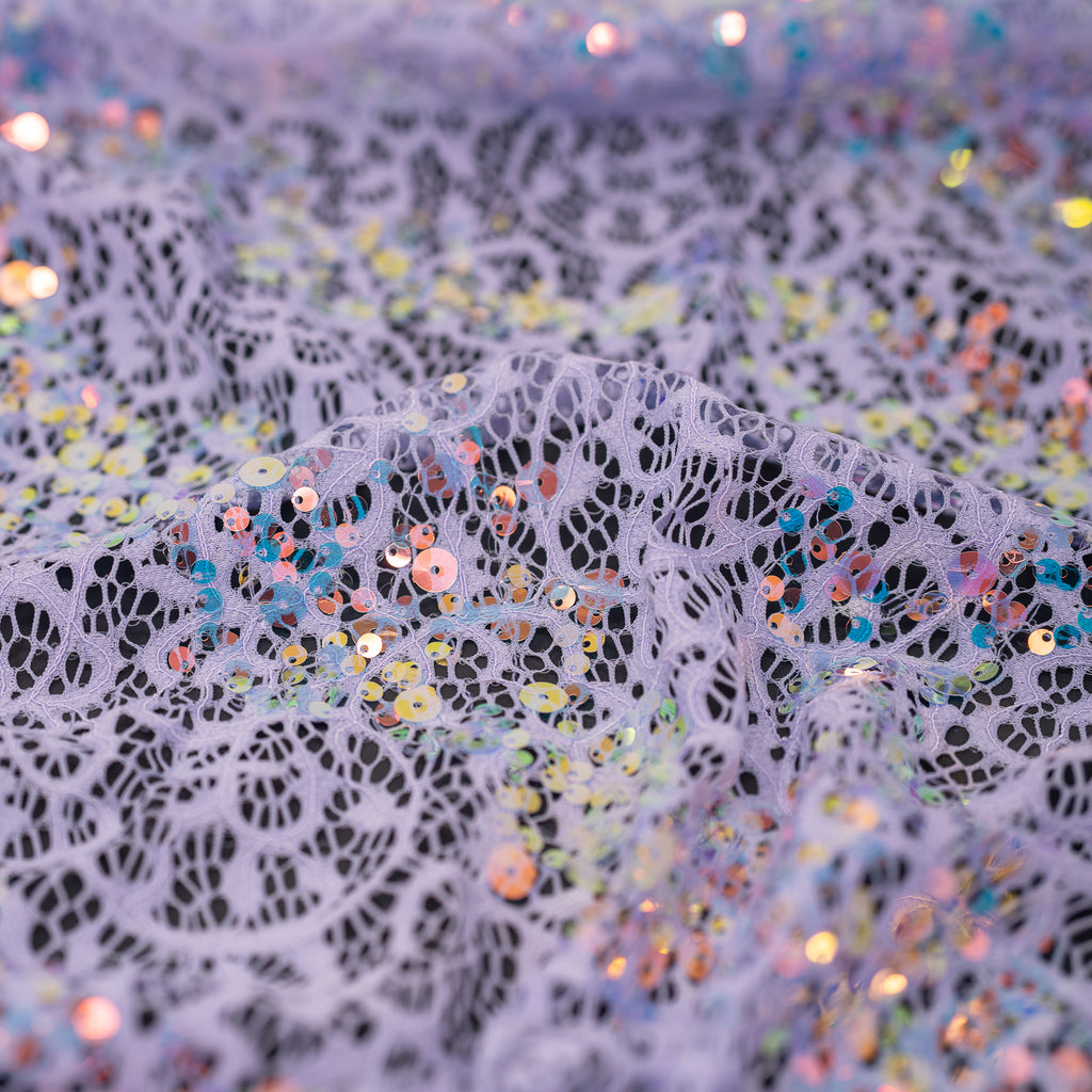 Precious Stretch Lace Sequin Fabric