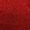 A flat sample of radiance heat transfer glitter in the color maroon red.