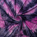A swirled sample of renegade tie-dyed stretch velvet in Charcoal.