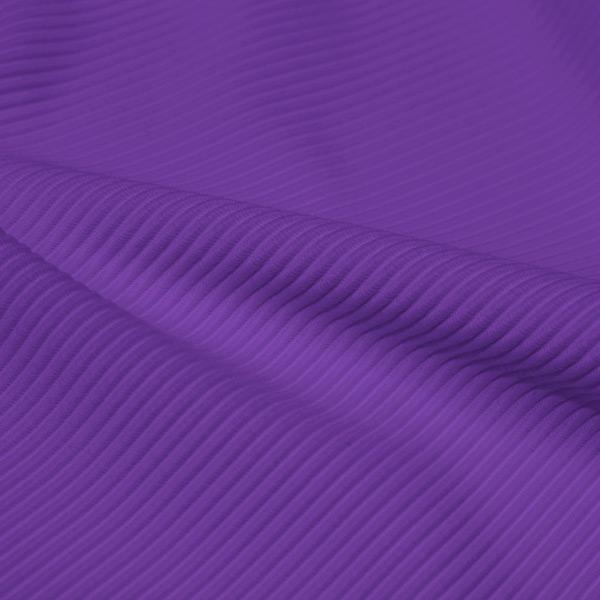 A rippled piece of Ribbed Spandex in the color drama queen.