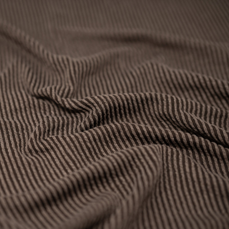 Detailed shot of Rib Knit in color Espresso.