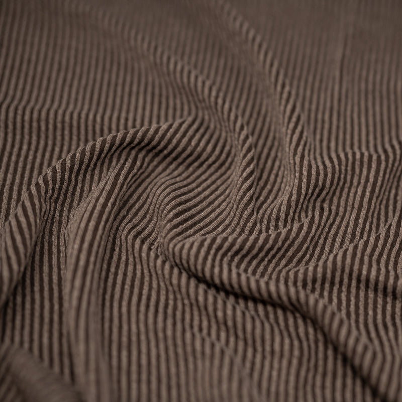 Essentials Cotton Twill Brown Upholstery Fabric / Taupe
