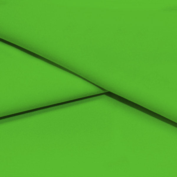 A folded piece of Ripple Recycled Polyester Spandex in the color electric lime.