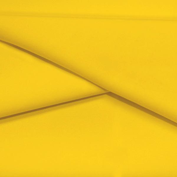 A folded piece of Ripple Recycled Polyester Spandex in the color sunflower.