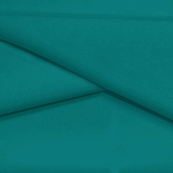 A folded piece of Ripple Recycled Polyester Spandex in the color teal green.