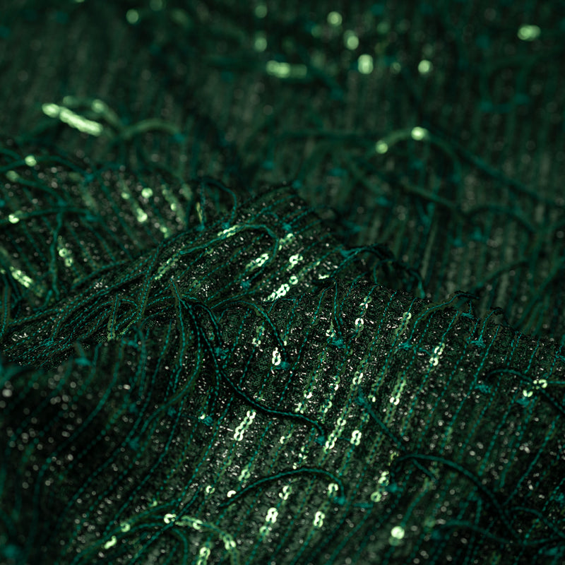 Shimmy Polyester Mesh with Dangle Sequin Fabric | Blue Moon Fabrics