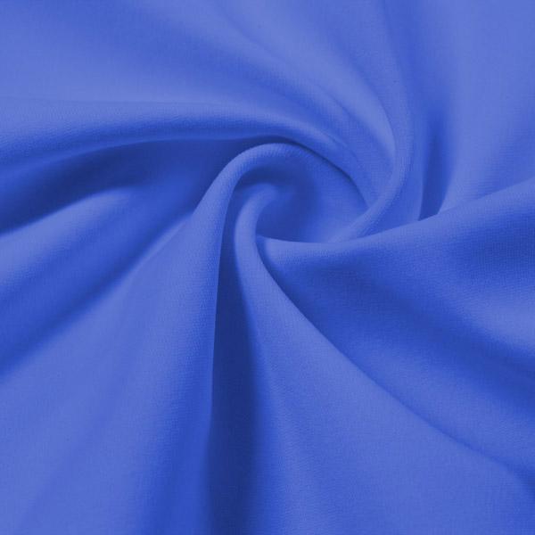 A swirled piece of Synergy Polyester Lycra in the color periwinkle.