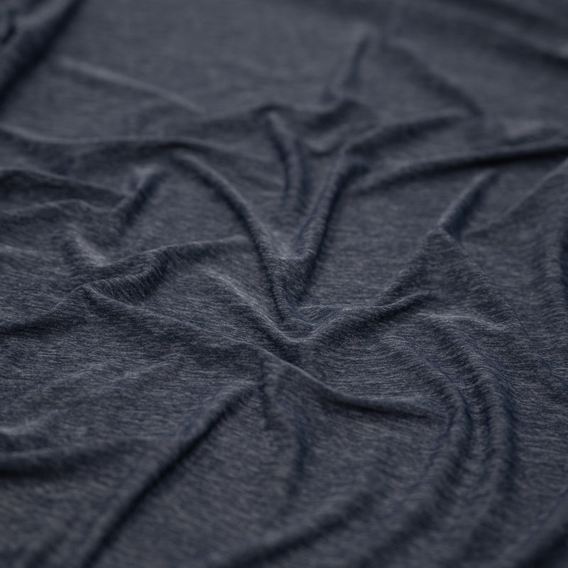 Detailed shot of UniFlex Reversible Spandex Knit in the color Navy
