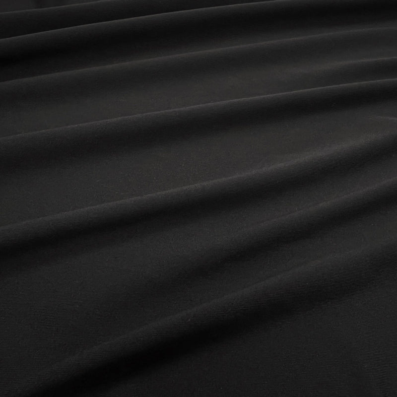 A sample of Uniflex Jersey Knit in the color Black