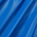 A rippled piece of Viper Wet Look Spandex in the color pacific blue.