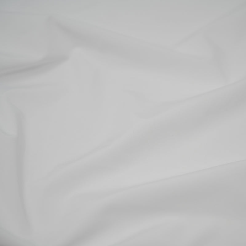 Detailed shot of Wipeout Woven Polyester Spandex in the color white